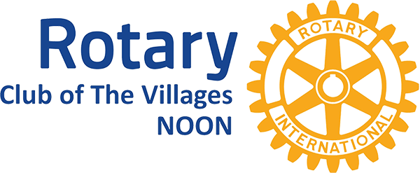 This is a logo for Graphicten's non-profit website and maintenance client Rotary Club of The Villages NOON.