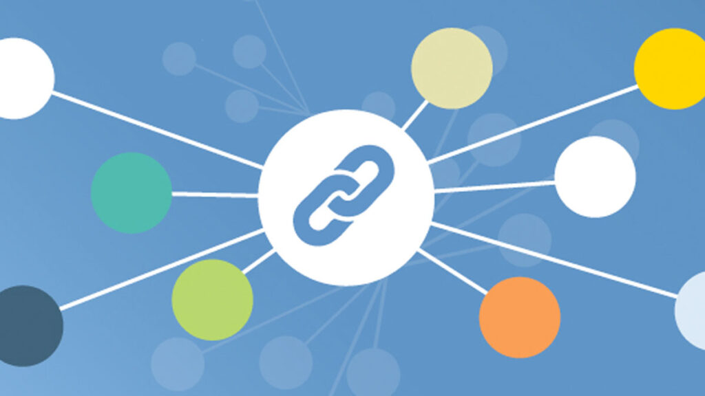 Image showing interconnecting links.