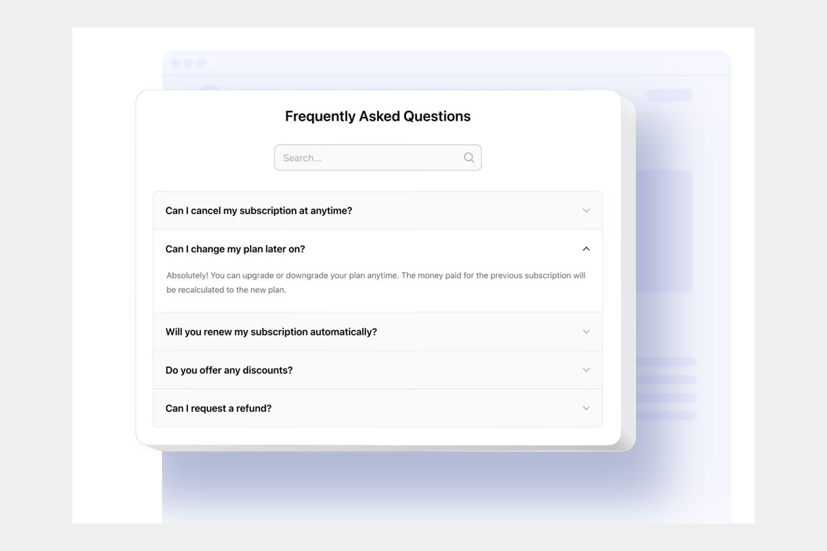 Illustration of a FAQs section for local seo ocala